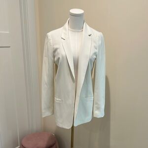 H&M White Blazer Professional Suit Jacket